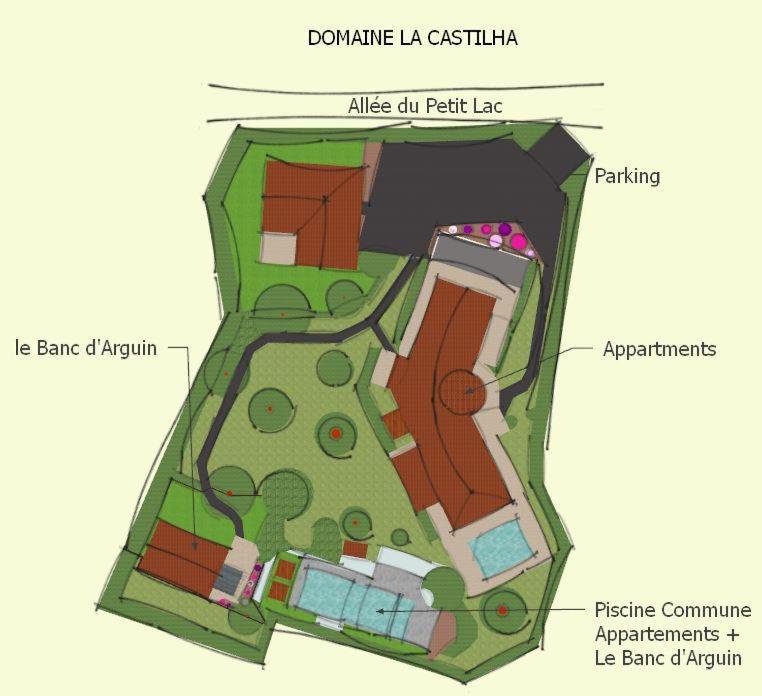 Апартаменты Domaine La Castilha Бискаррос Экстерьер фото